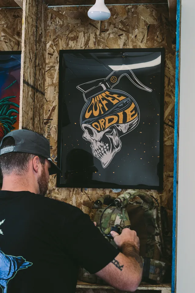 Death Pot Poster - Black Rifle Coffee